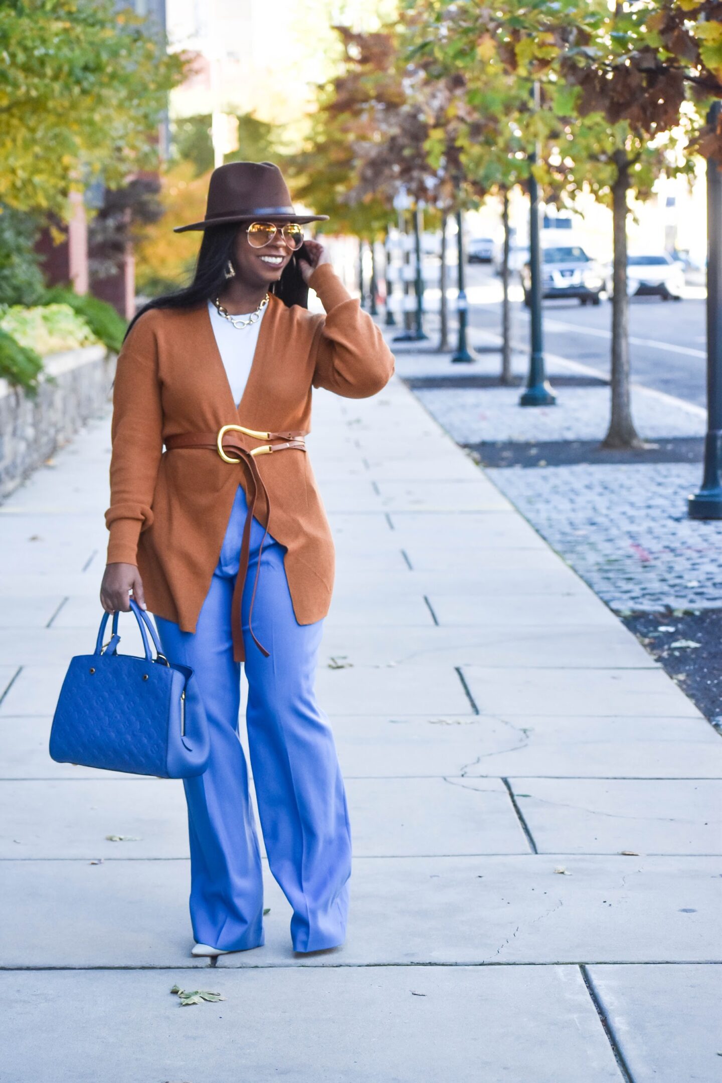 Brown and Blue; This Seasons’ Hottest Color Combo