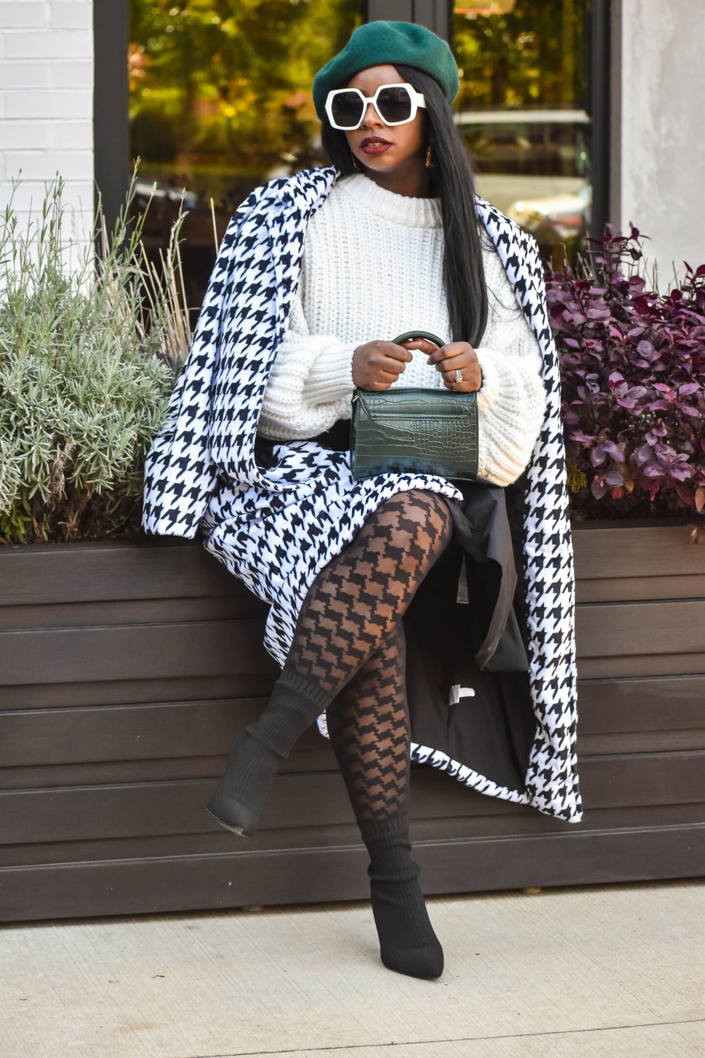 The Bold and Beautiful; Houndstooth Print and how to Rock it Effortlessly