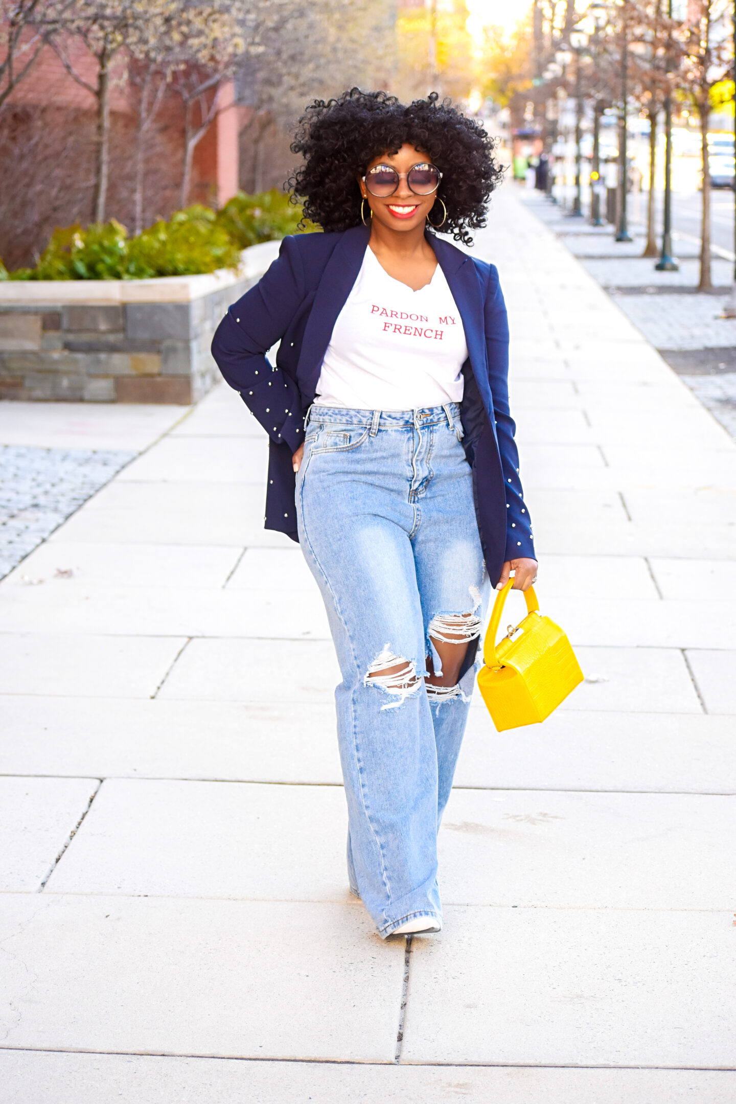 3 Ways to Style Distressed Jeans